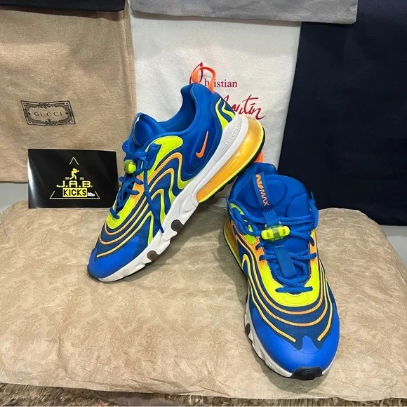 Nike Air max Blue and Orange Energetic Sneakers - Picture 5 of 6